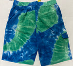 Banana Boat 50 UPF Blue And Green Tie Dye Men’s Swim Shorts Swimsuit