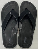 Air Balance Men’s Big Sizes 13 14 15 Black Flip Flops Sandals
