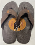 Air Balance Men’s Big Sizes 13 14 15 Brown Flip Flops Sandals