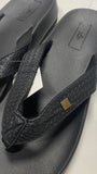 Lia Women’s Black Comfort Beach Flip Flops Sandals