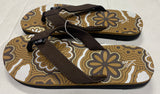 Lia Women’s Groovy Flower Flip Flops Sandals