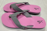Lia Women’s Pink and Gray Flip Flops Sandals