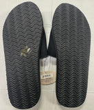 Air Balance Men's Black Flip Flops Adjustable Slide Sandals