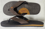 Air Balance Men’s Big Sizes 13 14 15 Brown Flip Flops Sandals