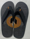 Air Balance Men’s Big Sizes 13 14 15 Black Flip Flops Sandals