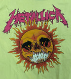Metallica Yellow Flaming Sun Men's Shirt