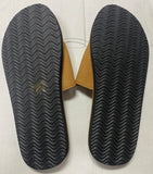 Air Balance Men's Tan Flip Flops Adjustable Slide Sandals