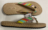 Lia Boho Hippie Sand Color Women’s Flip Flops Sandals
