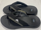 Air Balance Men's Lightweight Black Flip Flops Sandals
