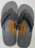 Air Balance Men’s Big Sizes 13 14 15 Gray Flip Flops Sandals