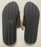 Air Balance Men's Brown Flip Flops Adjustable Slide Sandals