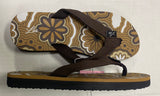 Lia Women’s Groovy Flower Flip Flops Sandals