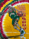 Lithuania Drivin’ Basketball Grateful Dead Tie Dye Men's Shirt