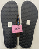 Lia Women’s Tropical Comfort Cushion Flip Flops Sandals