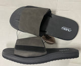 Air Balance Comfort Men's Gray Flip Flops Adjustable Slide Sandals