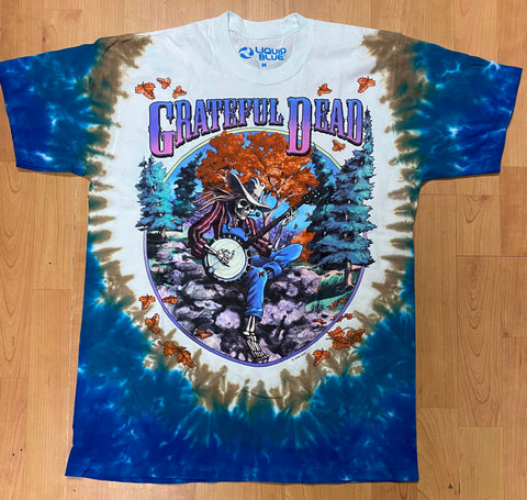 Grateful Dead Fall Tour Banjo Tie Dye Men's Shirt