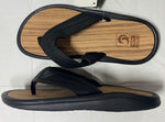 New Wave Floating Woody Look Men's Flip Flops Sandals