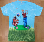 Grateful Dead Golfer Washington DC Tie Dye Men's Shirt