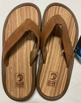 New Wave Floating Woody Look Men's Flip Flops Sandals