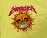 Metallica Fire Sun Men's Yellow Shirt
