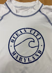 Hang Ten Boys Ocean City Maryland Rash Guard Swim Shirt