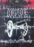 AC/DC For Those About To Rock Men's Tie Dye Shirt