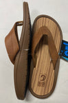 New Wave Floating Woody Look Men's Flip Flops Sandals