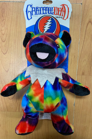 Grateful Dead Dancing Tie Dye Bear Medium Dog Toy