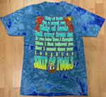 Grateful Dead Ship of Fools Lyrics Tie Dye Men's Shirt