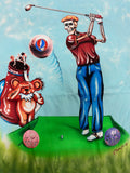 Grateful Dead Golfer Washington DC Tie Dye Men's Shirt