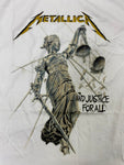 Metallica And Justice for All Men's Off White Shirt