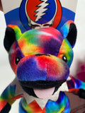 Grateful Dead Dancing Tie Dye Bear Medium Dog Toy