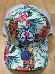 Ocean City Hibiscus Baseball Hat