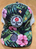 Ocean City Hibiscus Baseball Hat
