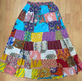 Patchwork Women’s One Size Hippie Festival Skirt