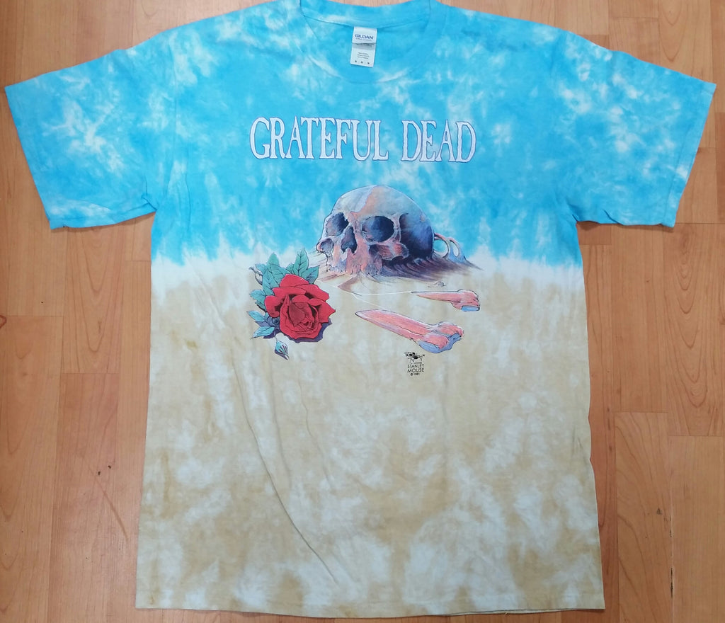 Grateful Dead Desert Skull Tie Dye Men's Shirt – 28th Street Beach