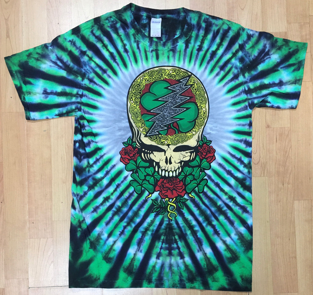Grateful Dead Celtic Shamrock Tie Dye Men's Shirt – 28th Street Beach  Variety