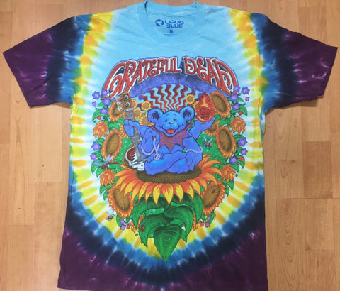 Grateful Dead Guru Bear Inspiration Tie Dye Men's Shirt