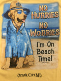 No Hurries No Worries Ocean City, MD Men's Shirt