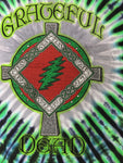 Grateful Dead Celtic Shamrock Tie Dye Men's Shirt