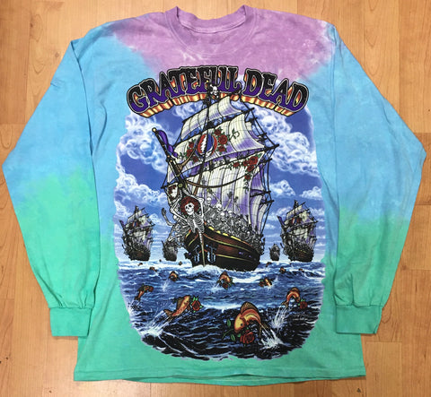 Grateful Dead Ship of Fools Men's Long Sleeve Shirt