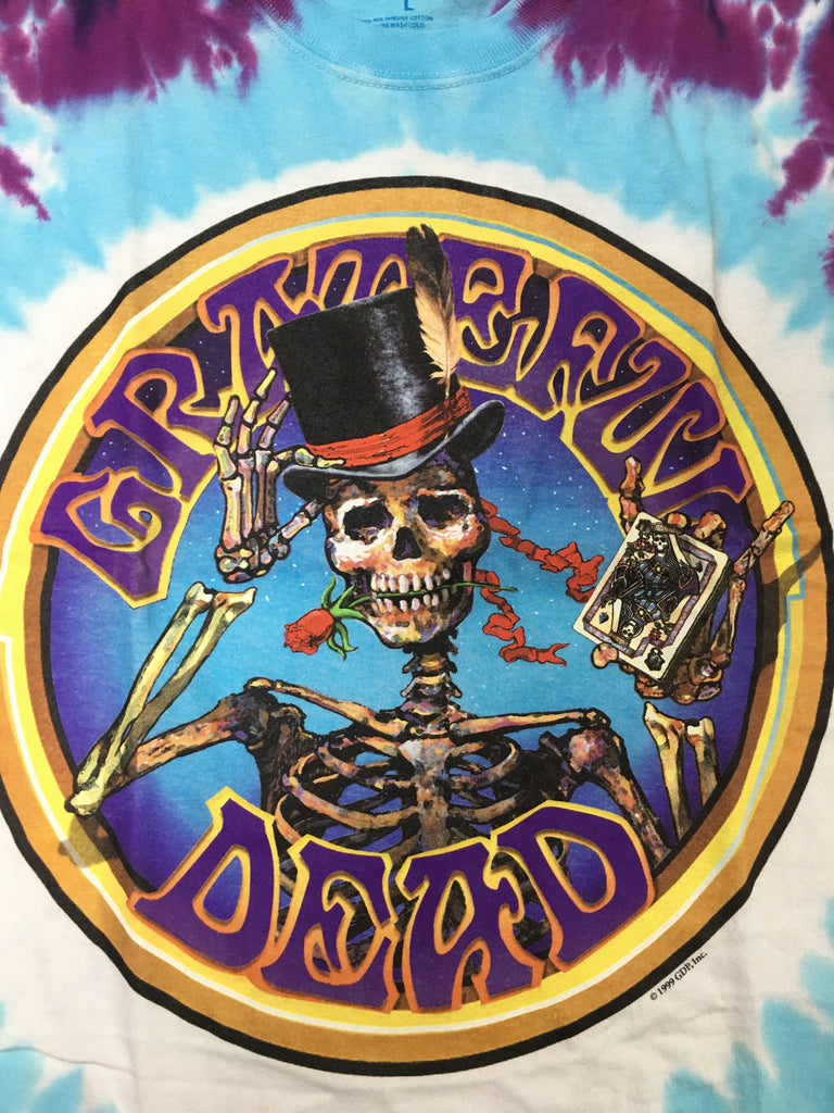 VTG Grateful Dead Queen of Spades Skeleton T Shirt SZ VTG Grateful Dead Queen of Spades Skeleton T Shirt SZ