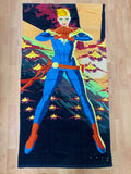 Captain Marvel Beach Towel