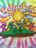 Grateful Dead Sunshine Dancing Bears Tie Dye Men's Shirt