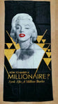 Marilyn Monroe Millionaire Beach Towel